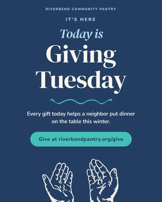 Day-of GivingTuesday post